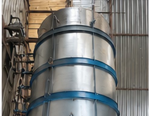 TOFM Vertical conical storage tank